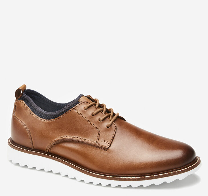 Johnston & Murphy Duncan Plain Toe Oxfordskor Herr - Bruna Finskor [SW3641587]